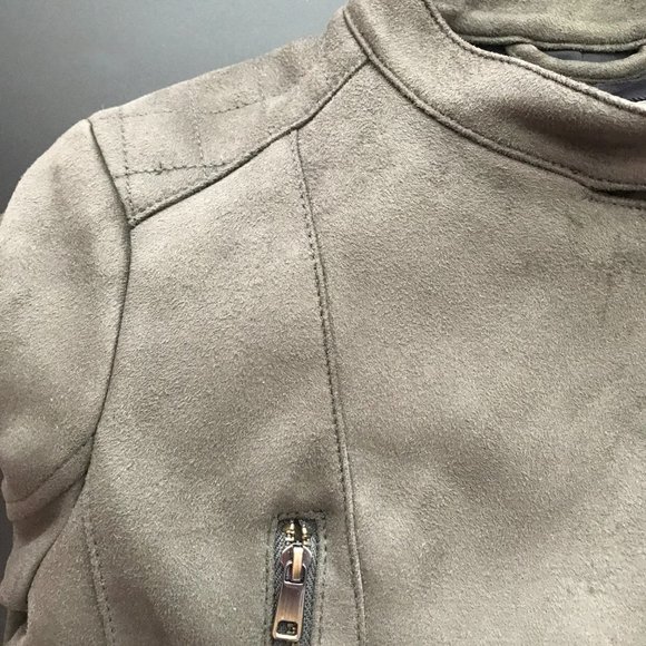 Vegan Suede Moto Jacket XS - NWT - Picture 10 of 10